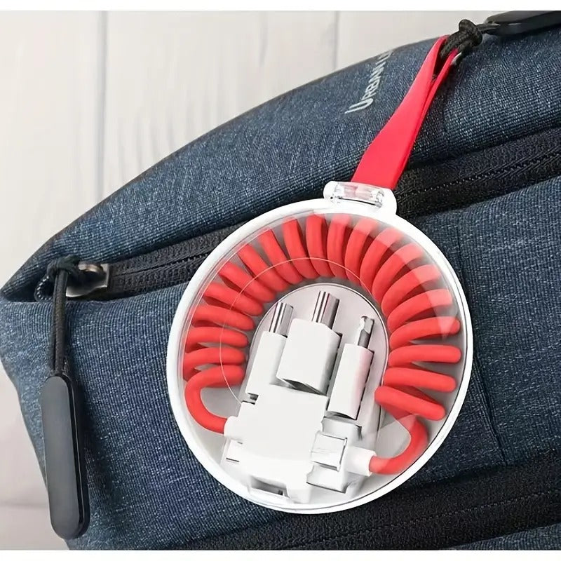 Fast Charging USB-C Coil Cable