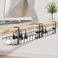 Under-Desk Cable Management Tray — Set of 2