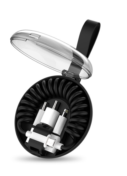 Fast Charging USB-C Coil Cable