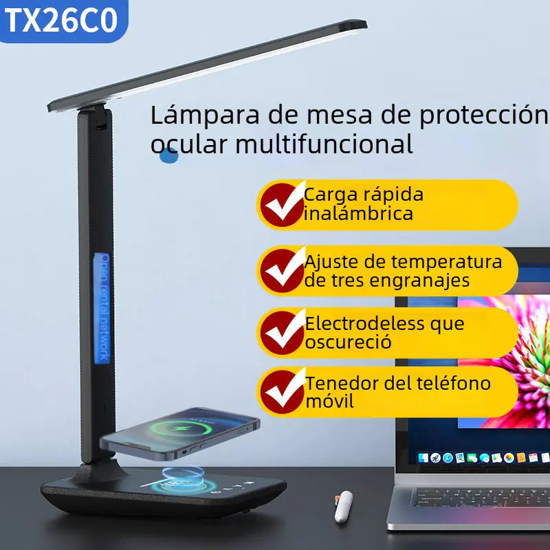 4-in-1 Modern Study Lamp